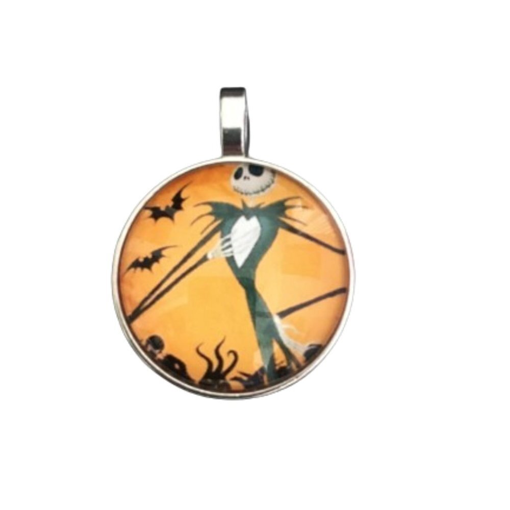 Jack Skellington Necklace Nightmare Before Christmas Disney Pendant Halloween